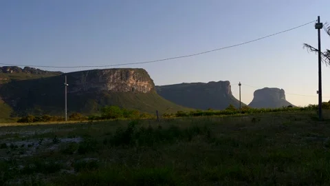Canyons of Morro do Pai Inacio at Chapada Diamantina National Park, Brazil Video stock 154113881