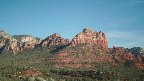 Canyons in Sedona Stock Footage 246880677