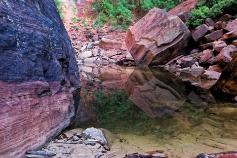 Canyons in the State of Utah Stock Photos