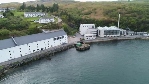 Caol Ila distillery - Islay - 01 - star Stock Footage 194486496