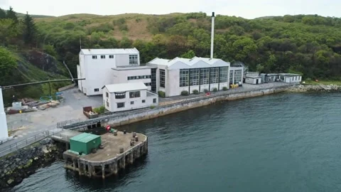 Caol Ila distillery - Islay - 04 Stock Footage 194486491