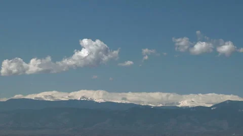 Cap and Cumulus Stock Footage 54747034