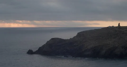 Cap Cerbère, seascape Stock Footage 160839089