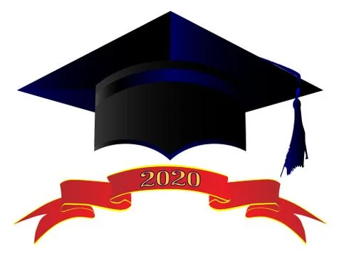 Cap Class Of 2020 Illustrazione stock