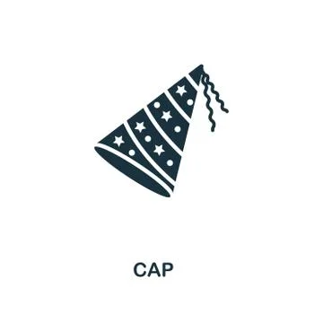 Cap creative icon. Simple element illustration. Cap concept symbol design from Stock Illustration