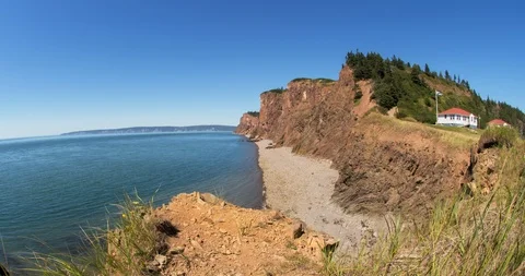 Cap D Or Nova Scotia Timelapse Stock Footage 127509028