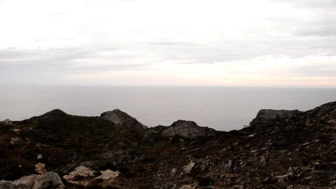 In the cap de creus near Cadaques, Costa brava Stock Footage 84795841