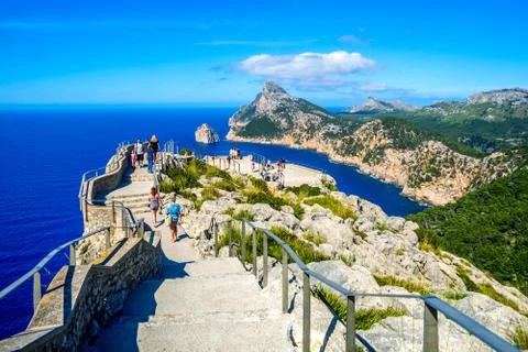 Cap de Formender of Mallorca Stock Photos
