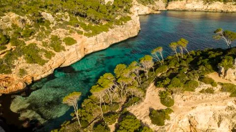 Cap des Moro, Majorca Spain Stock Photos