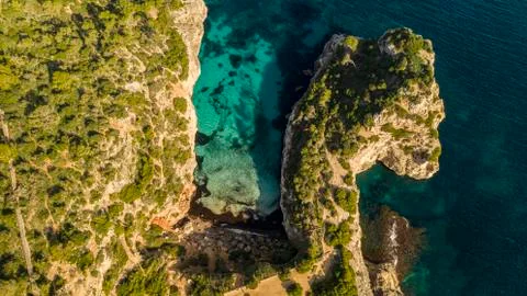 Cap des Moro, Majorca Spain Stock Photos