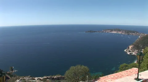 Cap Ferrat from Eze Stock Footage 993641
