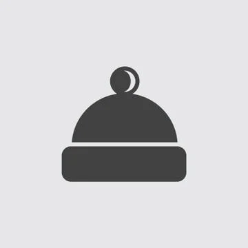 Cap icon illustration isolated vector sign symbol Illustrazione stock