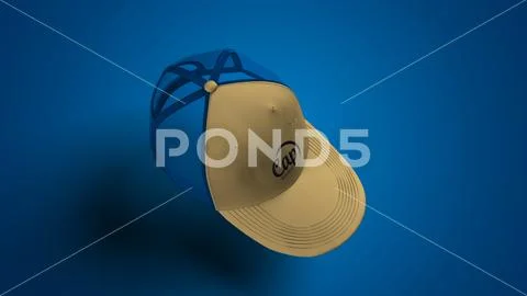 Cap Mockup Mesh Baseball Hat Branding Apparel PSD-Vorlage