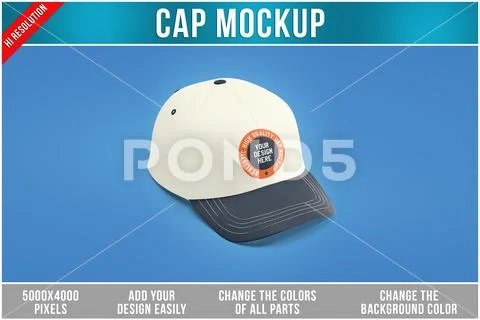 PSD Photoshop Template: Cap Mockup #245504453 | Pond5