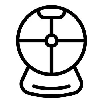 Cap protection icon outline vector. Baseball hat Illustrazione stock