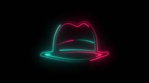 Cap red and cyan Stock-Footage 331632183