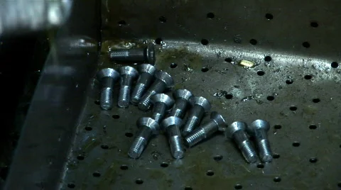 Cap Screws 01 Stock-Footage 339855
