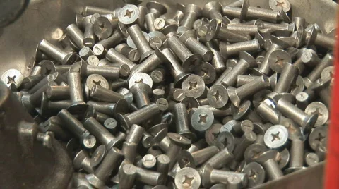 Cap Screws 02 Stock Footage 339864