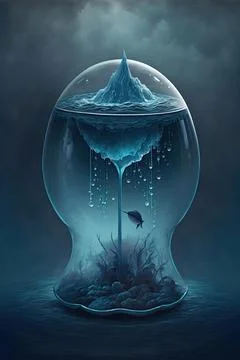 Cap of water breathing Stock Illustration