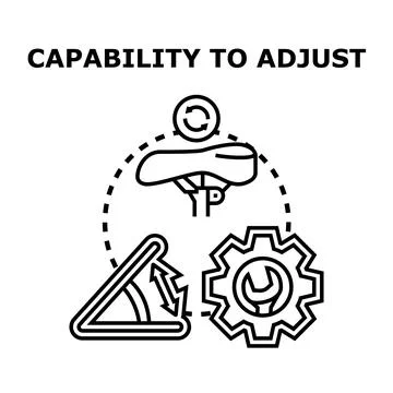 Capability to adjust illustrating adaptation and customization process Illustration