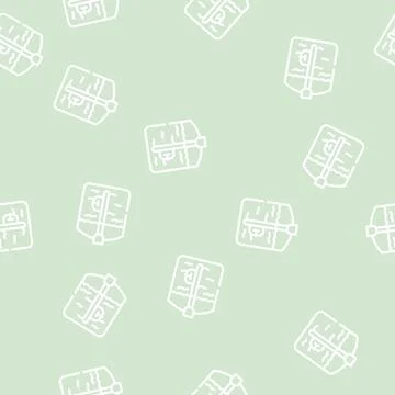 Capacitive sensor line vector seamless pattern black Stock Illustration