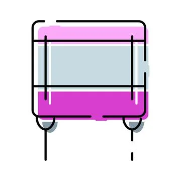 Capacitor electronic component vector line art icon Stock Illustration