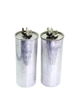 Capacitor isolated on white background. Stock Photos