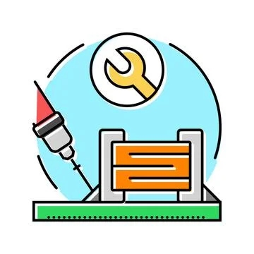 Capacitor soldering electronics color icon vector illustration 스톡 일러스트