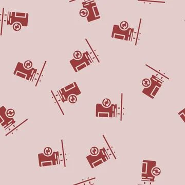 Capacitor soldering electronics glyph vector seamless pattern Stock Illustration