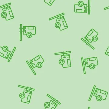 Capacitor soldering electronics line vector seamless pattern Stock Illustration