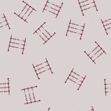 Capacitors resistors layout glyph vector seamless pattern Stock Illustration