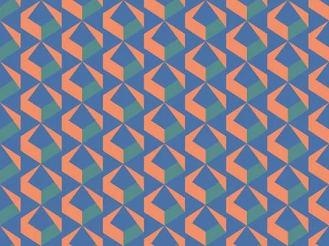 Capacity and  block on a seamless spring pattern. Illustrazione stock