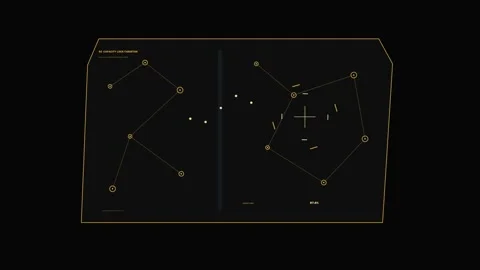 Capacity Dashboard Network HUD Seamless Loop Stock Footage 342192589