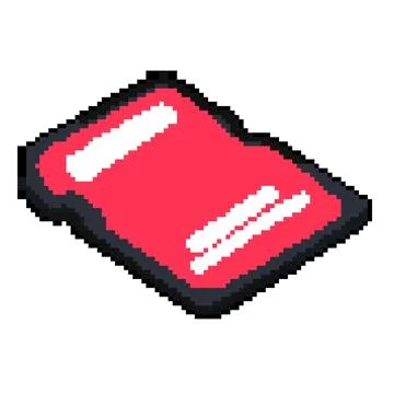 Capacity sd card pixel art vector illustration Stock Illustration