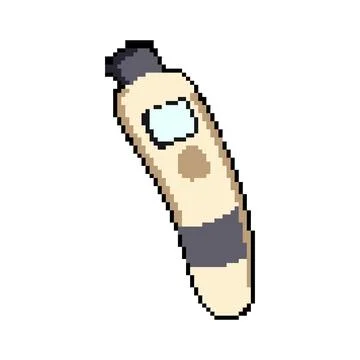 Capacity spirometer pixel art vector illustration Stock Illustration