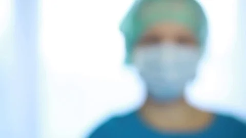  Capacity for urine in the hands of a nurse. Stock Footage 82235876