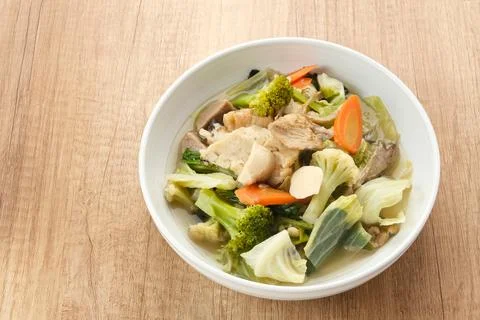 Capcay, stir fried vegetables Stock Photos