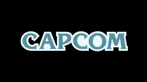 Capcom Logo - Arcade game screen - Motion Graphic Loop Stock Footage 45601124