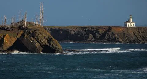 Cape Arago Lighthouse Stock Photos