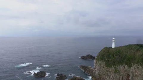 Cape Ashizuri Lighthouse Stock Footage 158656905
