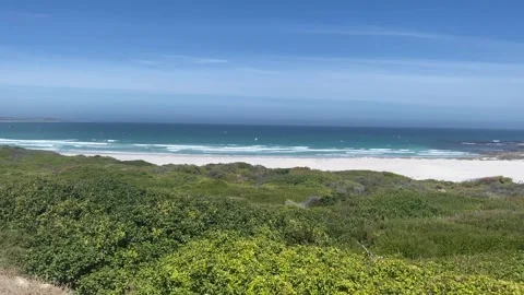 Cape Beach landscape Pan Stock Footage 270153485