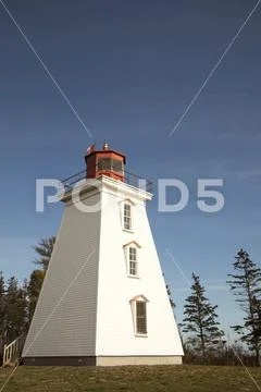 Cape Bear Lighthouse, PEI Stock Photos
