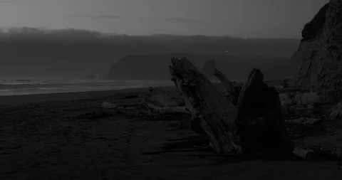 Cape Blanco Lighthouse’s beam marks the furthest point West in continental U. S. Stock Footage 127580230