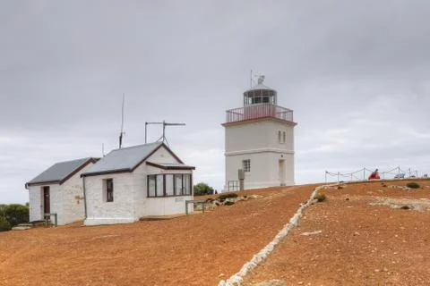 Cape Borda Lighthouse on Kangaroo Island, Australia Stock Photos