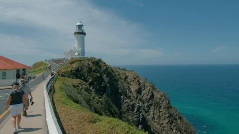 Cape Byron Bay Lighthouse Stock Footage 86417139