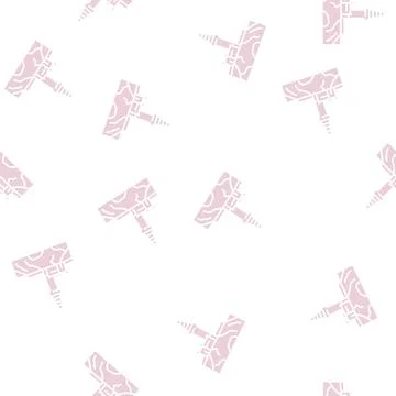 Cape byron glyph seamless pattern Stock Illustration