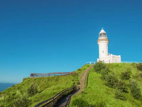 Cape Byron Lighthouse Byron Bay, New South Wales, Australia Stock Photos