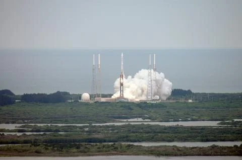 CAPE CANAVERAL, Fla.  On Launch Complex 41 at Cape Canaveral Air Force Stat.. Stock Photos