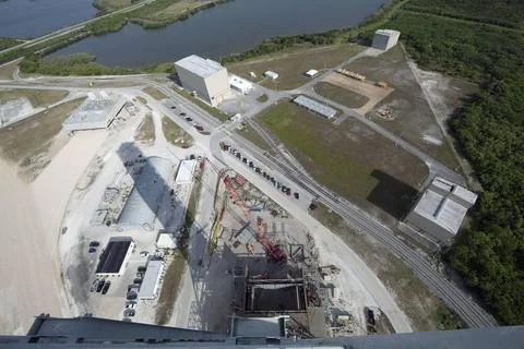 CAPE CANAVERAL, Fla. -- Modifications continue on the Mobile Launcher, or ... Stock Photos