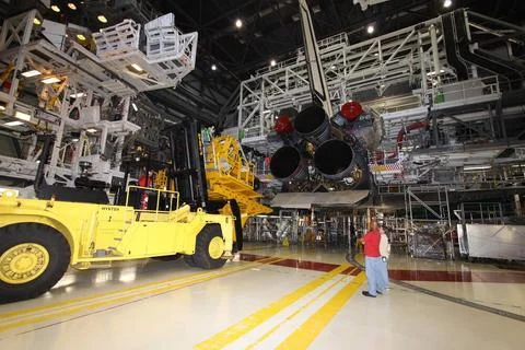 CAPE CANAVERAL, Fla. In Orbiter Processing Bay 2 at NASA s Kennedy Space C... 写真素材